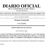 SE PUBLICA LEY DE REAJUSTE 2025-2026